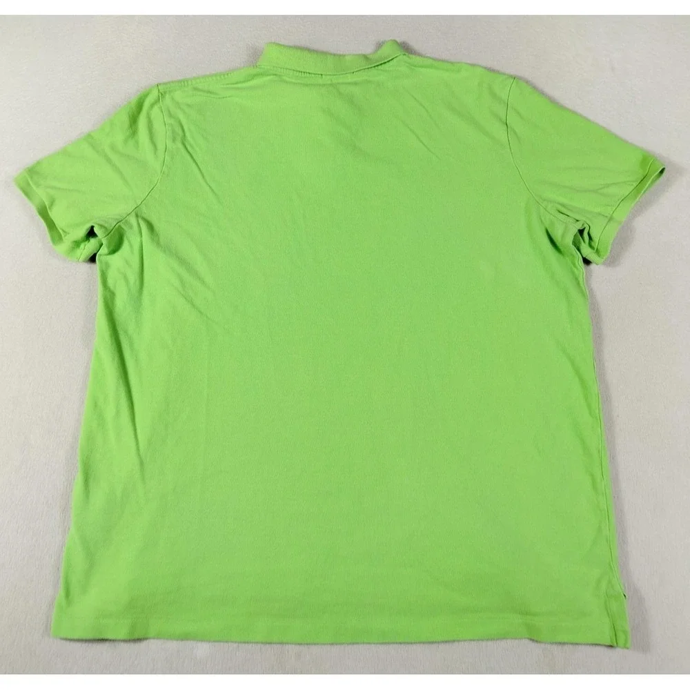 Polo Ralph Lauren Polo‎ Shirt Mens XL Green Classic Fit Pique Cotton Pony Preppy